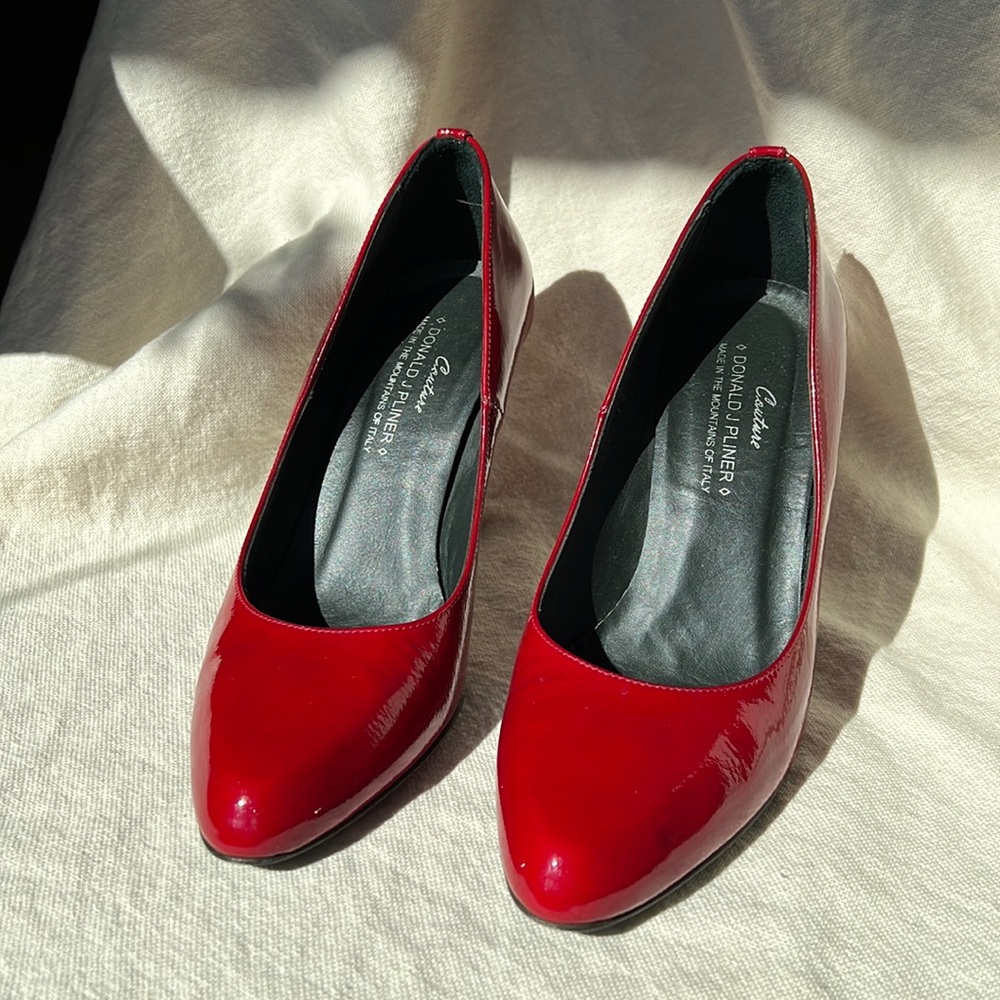 Donald J Pliner couture red heels